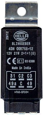 Hella 4DN 008 768-121 Direction indicator relay 4DN008768121