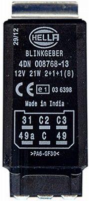 Hella 4DN 008 768-137 Direction indicator relay 4DN008768137