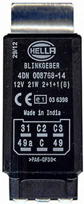 Direction indicator relay Hella 4DN 008 768-141