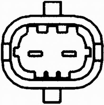 Crankshaft position sensor Hella 6PU 009 163-031