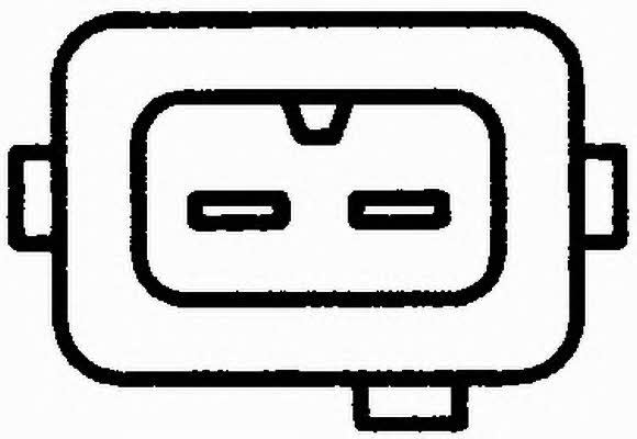 Camshaft position sensor Hella 6PU 009 121-661