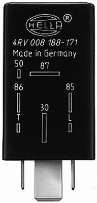 Glow plug relay Hella 4RV 008 188-171