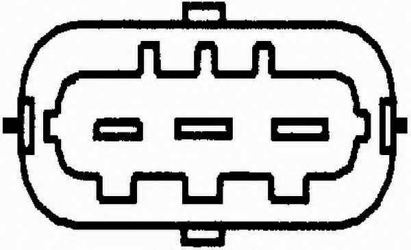 Hella 6PX 008 476-251 Throttle position sensor 6PX008476251