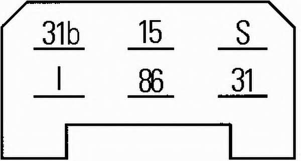 Hella 5WG 002 450-301 Wipers relay 5WG002450301