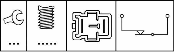 Brake light switch Hella 6DD 008 622-741