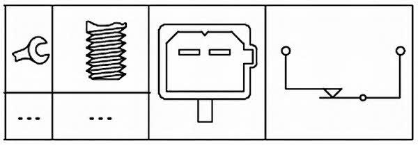 Clutch pedal position sensor Hella 6DD 179 465-101