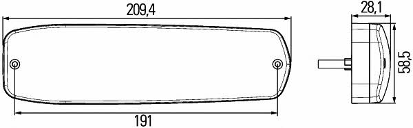 Hella 2SD 343 910-001 Combination Rearlight 2SD343910001