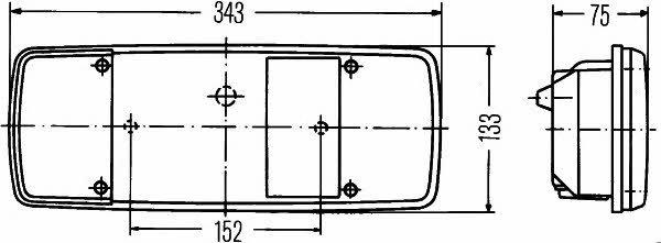 Hella Tail lamp right – price [object Object] PLN