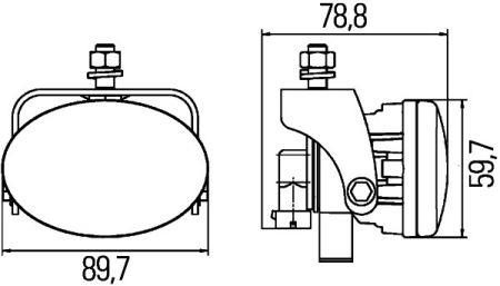 Hella 1FA 010 047-801 Driving lights, set 1FA010047801 1FA010047801 Hella Driving lights, set
