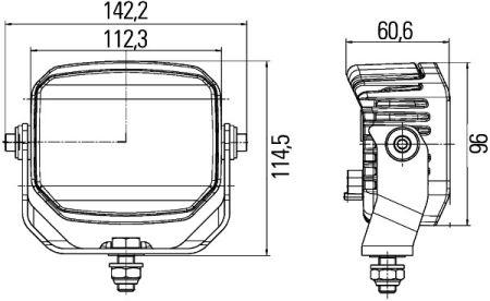 1GA996288031 Hella Additional light headlight