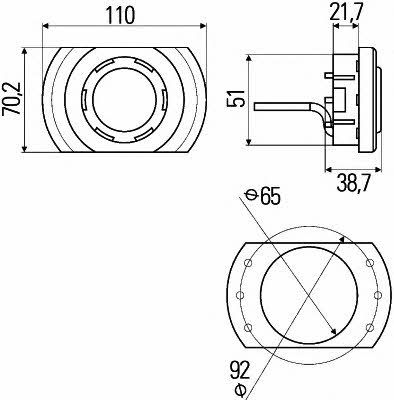 Buy Hella 2JA343700221 – good price at EXIST.AE!
