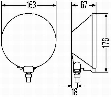 1N4005750801 Hella Fog lights, set