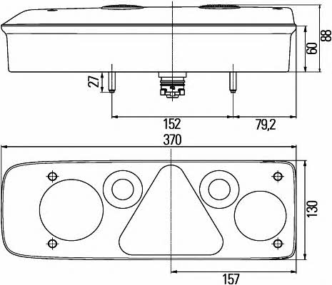 Combination Rearlight Hella 2VP 340 940-101