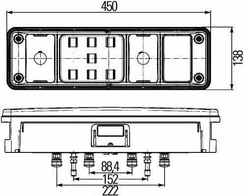 Combination Rearlight Hella 2VP 340 961-031