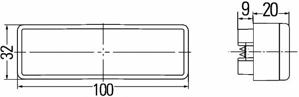 Hella 2VP 340 961-431 Combination Rearlight 2VP340961431 2VP340961431 Hella Combination Rearlight