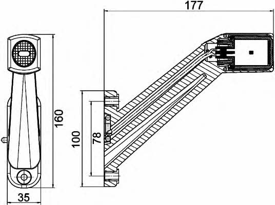 Hella 2VP 340 961-441 Combination Rearlight 2VP340961441 2VP340961441 Hella Combination Rearlight