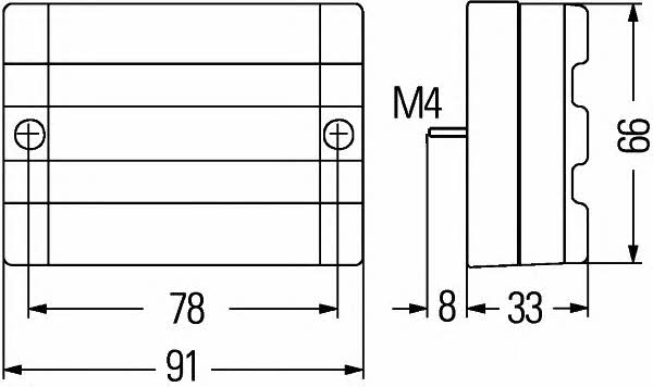 Position lamp Hella 2PG 340 000-121