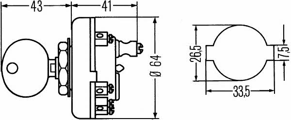 Contact group ignition Hella 6TK 001 756-001