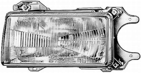 Headlight left Hella 1AG 004 580-151