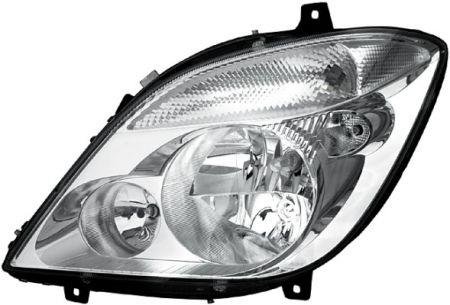 Front lights Mercedes Sprinter: 1EB247012051 Hella Headlight left