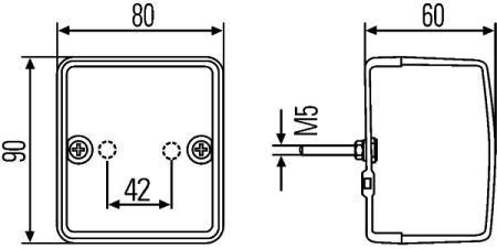 Indoor lighting lamp Hella 2JB 996 012-121