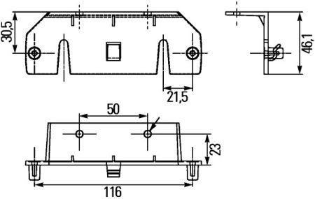 Hella 8HG 160 409-002 Holder, dryer 8HG160409002