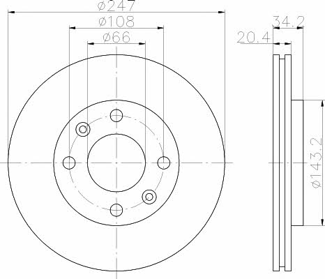 Buy Hella-Pagid 8DD 355 101-801 at a low price in United Arab Emirates!