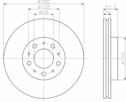 Buy Hella-Pagid 8DD 355 103-681 at a low price in United Arab Emirates!