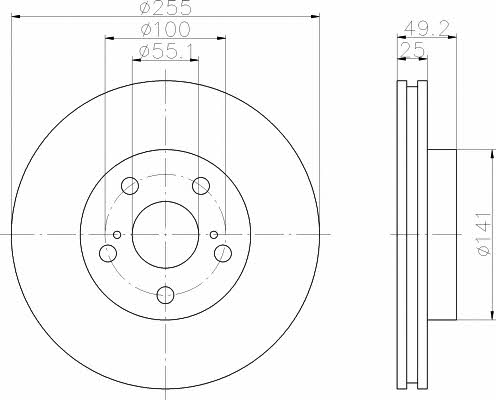 Buy Hella-Pagid 8DD 355 104-891 at a low price in United Arab Emirates!