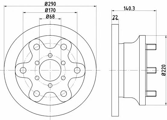 Buy Hella-Pagid 8DD 355 106-361 at a low price in United Arab Emirates!