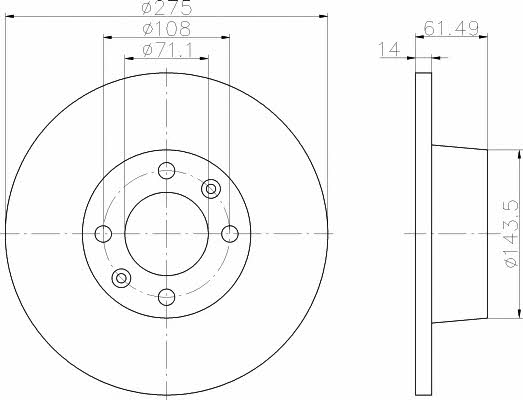 Buy Hella-Pagid 8DD 355 107-851 at a low price in United Arab Emirates!