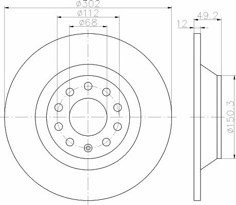 Buy Hella-Pagid 8DD 355 111-181 at a low price in United Arab Emirates!