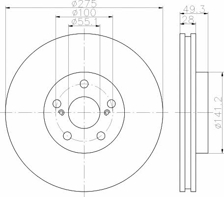 Buy Hella-Pagid 8DD 355 112-331 at a low price in United Arab Emirates!