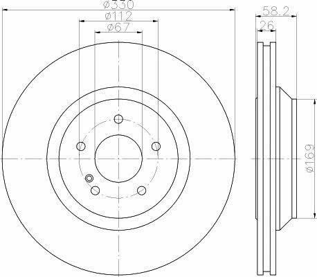 Buy Hella-Pagid 8DD 355 116-281 at a low price in United Arab Emirates!