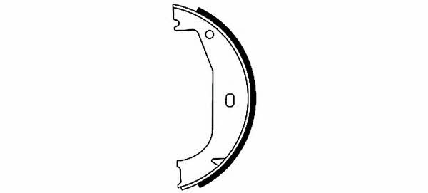 Hella-Pagid 8DA 355 050-351 Parking brake shoes 8DA355050351