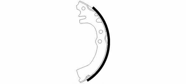 Hella-Pagid 8DB 355 002-671 Brake shoe set 8DB355002671