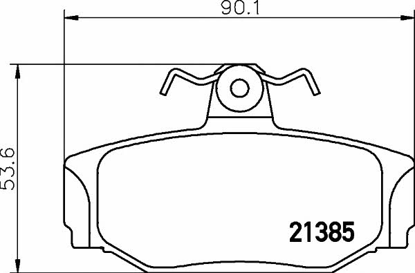 Buy Hella-Pagid 8DB 355 017-991 at a low price in United Arab Emirates!