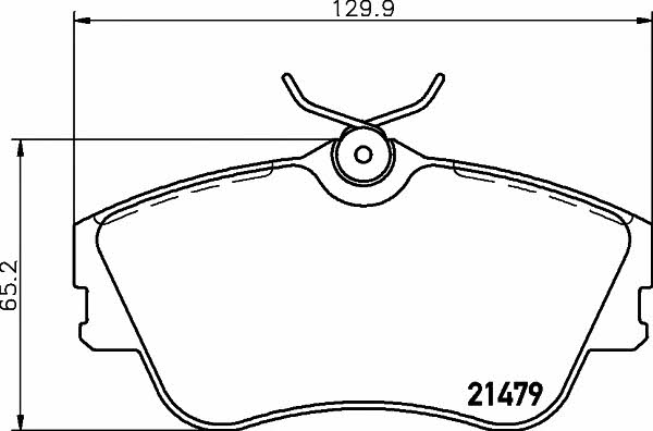 Hella-Pagid 8DB 355 018-071 Brake Pad Set, disc brake 8DB355018071