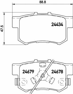 Hella-Pagid 8DB 355 020-021 Brake Pad Set, disc brake 8DB355020021