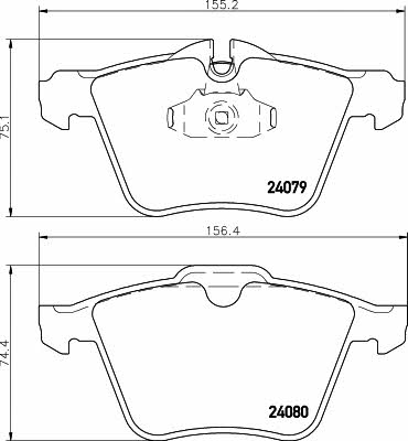 Hella-Pagid 8DB 355 006-891 Brake Pad Set, disc brake 8DB355006891