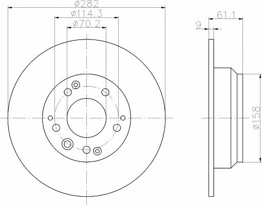 Buy Hella-Pagid 8DD 355 105-001 at a low price in United Arab Emirates!