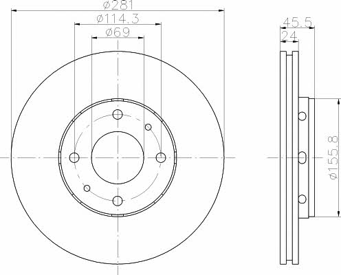 Buy Hella-Pagid 8DD 355 107-031 at a low price in United Arab Emirates!