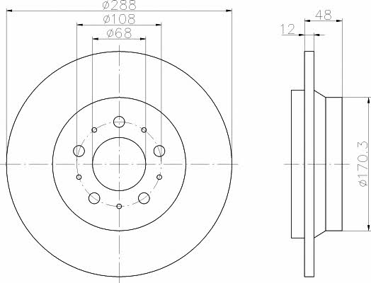 Buy Hella-Pagid 8DD 355 107-091 at a low price in United Arab Emirates!