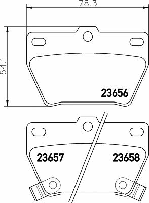 Hella-Pagid 8DB 355 010-521 Brake Pad Set, disc brake 8DB355010521