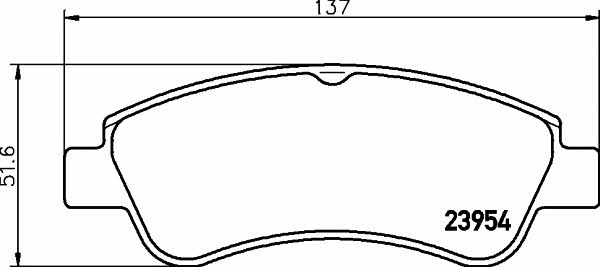 Hella-Pagid 8DB 355 011-071 Brake Pad Set, disc brake 8DB355011071