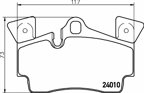 Hella-Pagid 8DB 355 011-471 Brake Pad Set, disc brake 8DB355011471