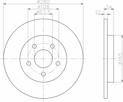 Buy Hella-Pagid 8DD 355 108-061 at a low price in United Arab Emirates!