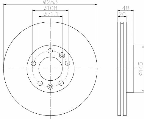 Buy Hella-Pagid 8DD 355 108-411 at a low price in United Arab Emirates!