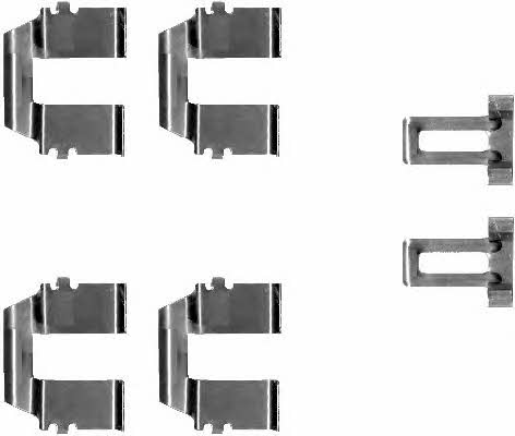 Hella-Pagid 8DZ 355 202-721 Mounting kit brake pads 8DZ355202721