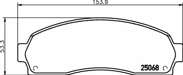 Hella-Pagid 8DB 355 015-361 Brake Pad Set, disc brake 8DB355015361